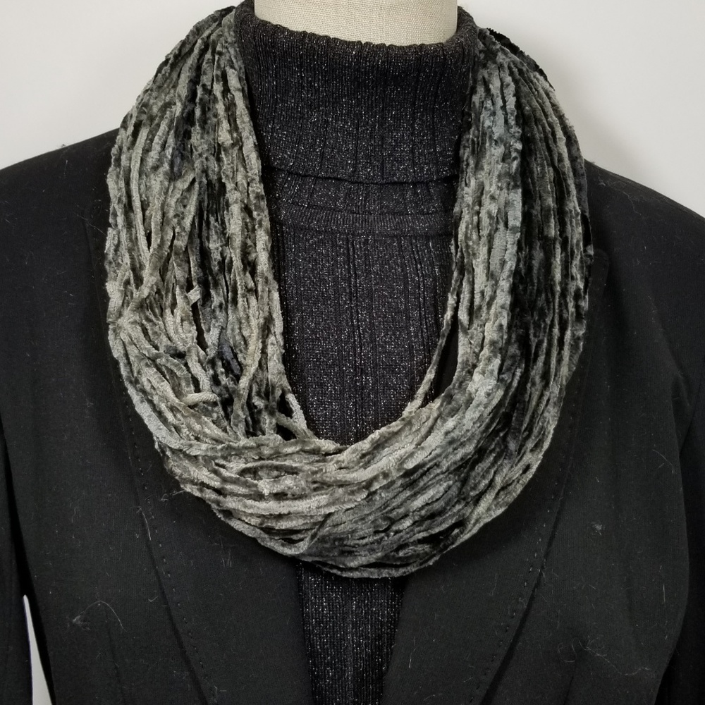 Velour Infinity Scarves with Magnet Clasp